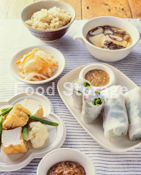 食の蔵 プロの料理人が制作したレンタルレシピサイト レシピ詳細 マクロビ きくらげと豆腐の中華風スープの献立